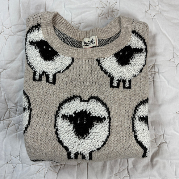 NWT Woolrich x Target Adult Sheep Print Crewneck Pullover Sweater Size XL - Picture 2 of 5